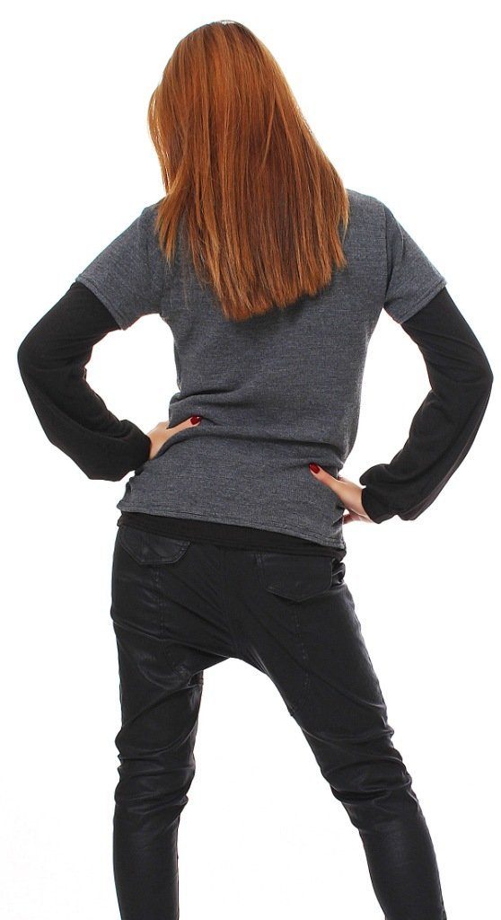 Mississhop Rollkragenpullover 2 in 1 Optik günstig online kaufen