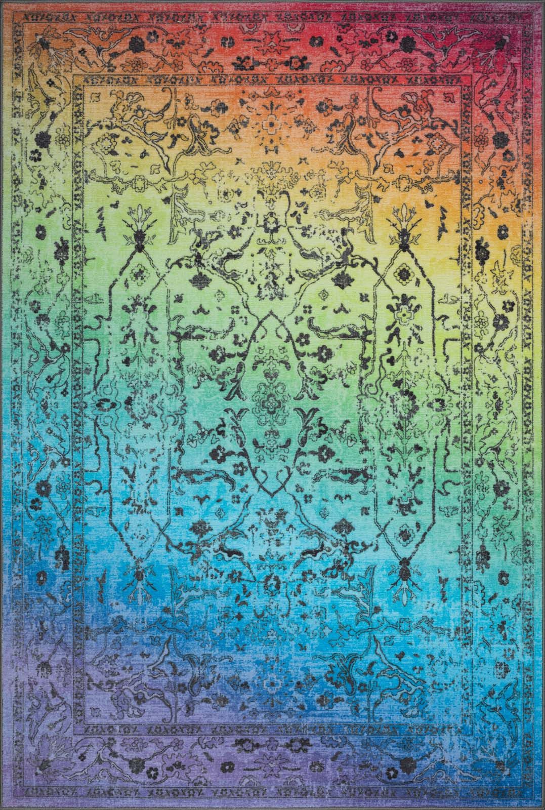 TaraCarpet Teppich Kurzflorteppich TaraCarpet Rainbow Oriental günstig online kaufen