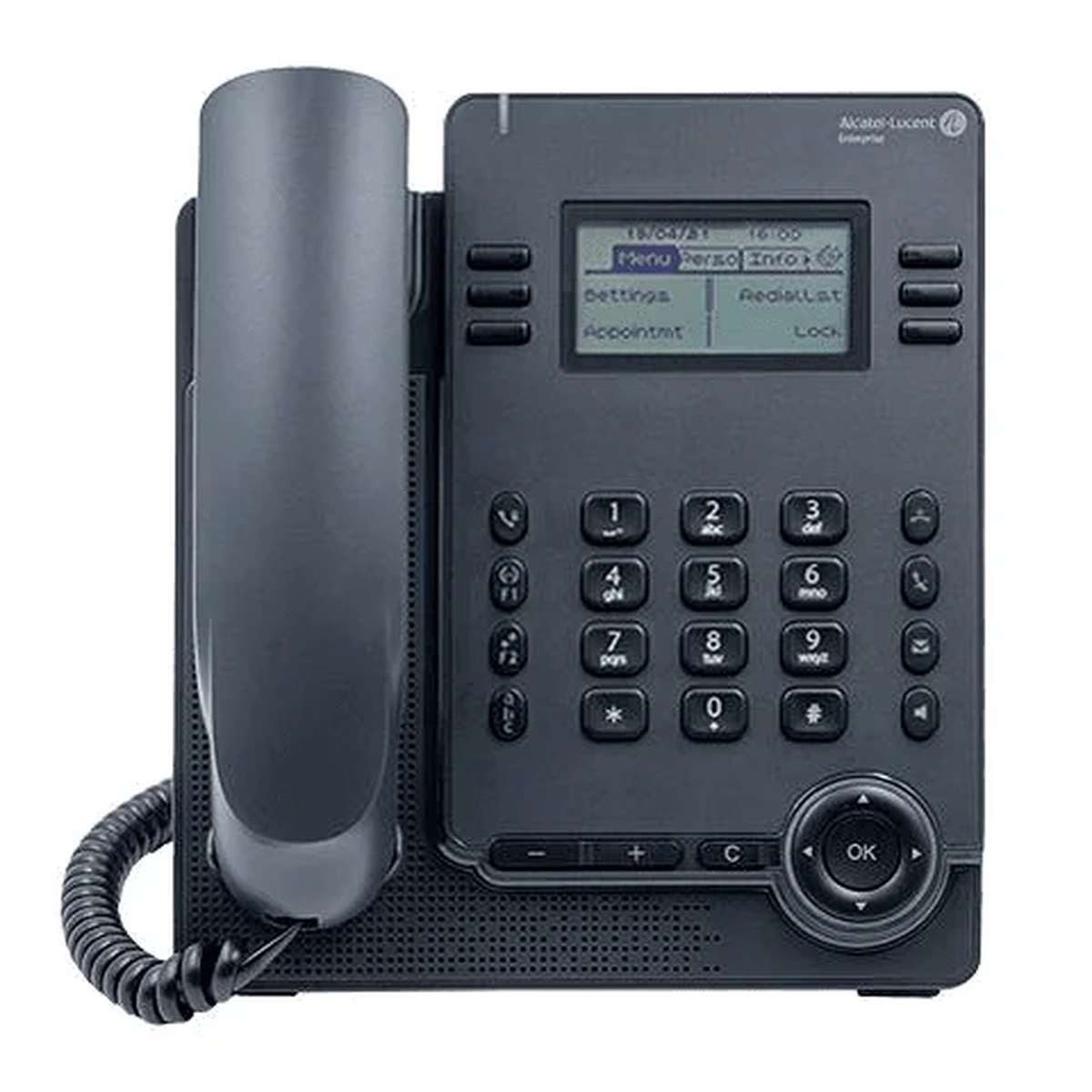 Alcatel-Lucent Enterprise Alcatel-Lucent Enterprise ALE-20h IP-Telefon Grau LCD Kabelgebundenes Telefon