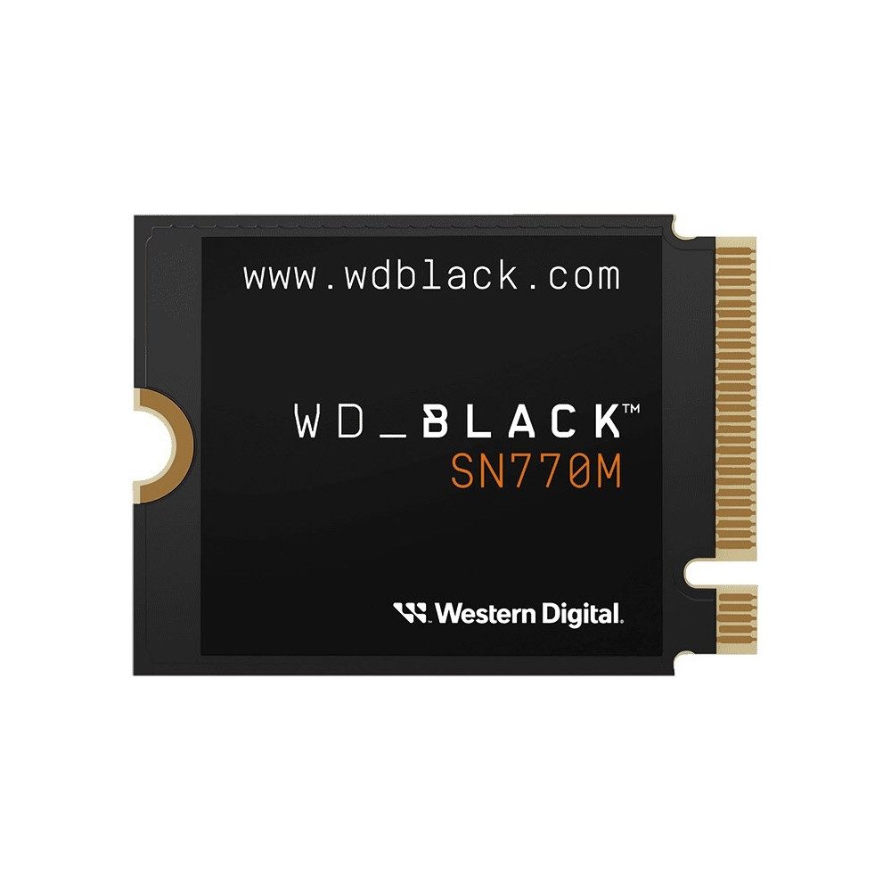Western Western Digital WD Black SN770M NVMe M.2 (1TB) Solid-State-Drive Gaming-SSD (1000 Gigabyte) M.2 2230", PCIe Gen 4.0 für ultraschnelle Geschwindigkeiten