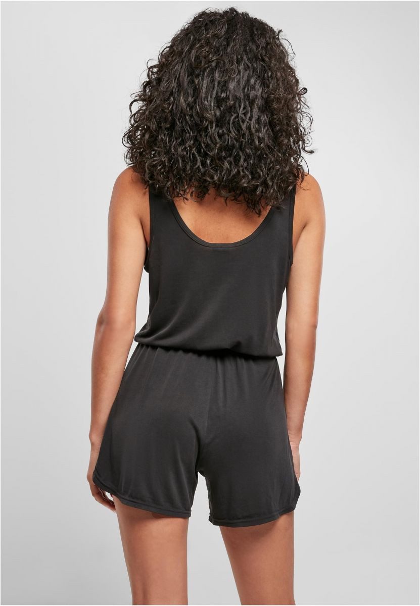 URBAN CLASSICS Jumpsuit Ladies Short Sleeveless Modal Jumpsuit XS bis 5XL