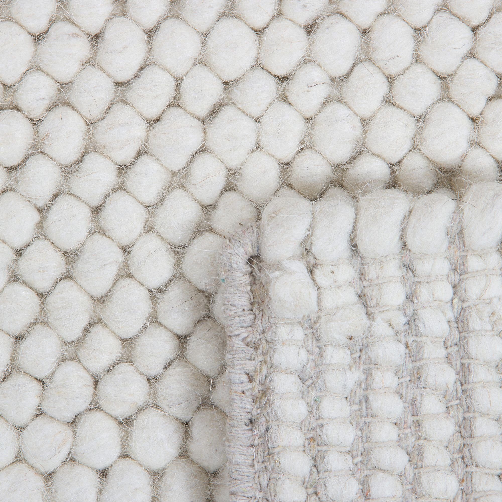 Natur Consilio modern Ivory Concept Wohnzimmer Teppich Designteppich Melange, Elfenbein Wolle WOOLY Designer