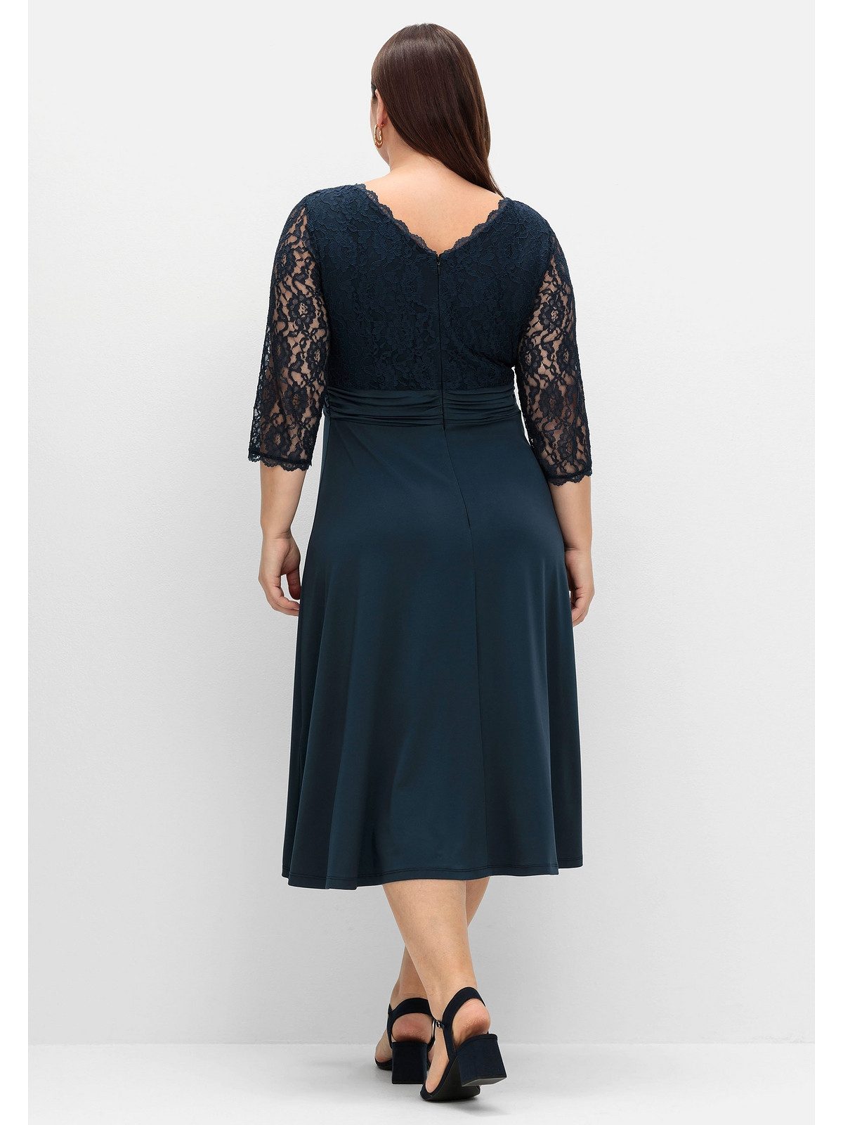 Sheego Abendkleid Große Größen mit Oberteil günstig online kaufen