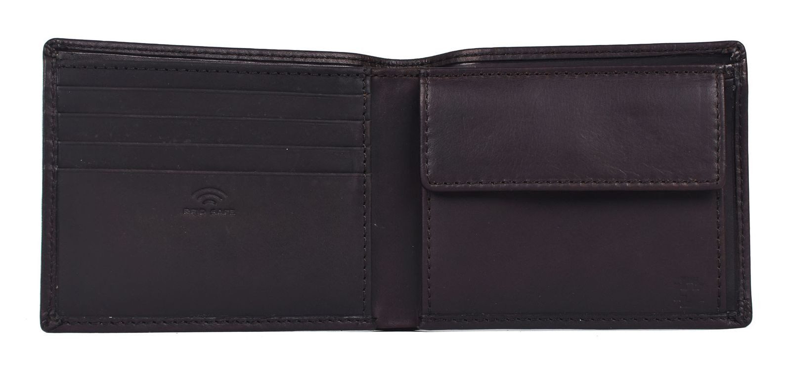Strellson Geldbörse BillFold SH8, aus echtem Rindsleder mit RFID-Blocker Schutz