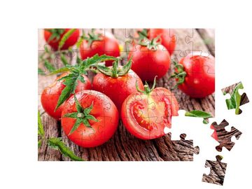 puzzleYOU Puzzle Tomaten, gekocht mit Kräutern, Bio-Lebensmittel, 48 Puzzleteile, puzzleYOU-Kollektionen Essen und Trinken