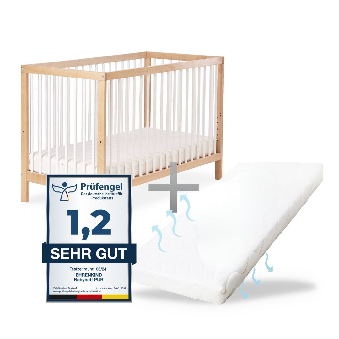 Ehrenkind Babybett PUR inkl. Matratze aus günstig online kaufen