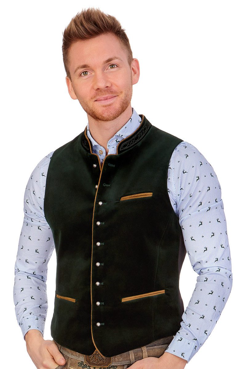 Stockerpoint Trachtenweste Trachtenweste - RICARDO - tanne