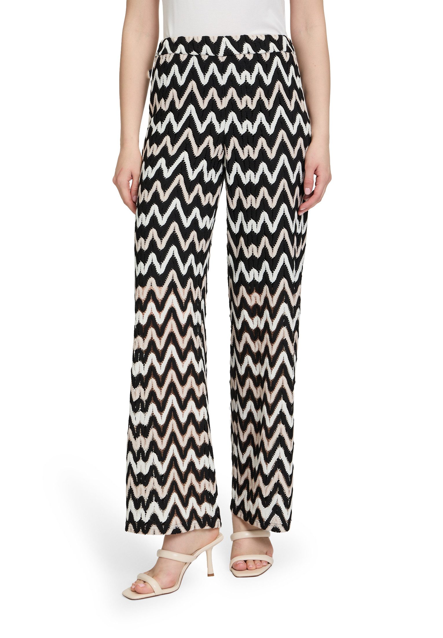 Betty&Co Schlupfhose Damen Schlupfhose mit Struktur Material günstig online kaufen