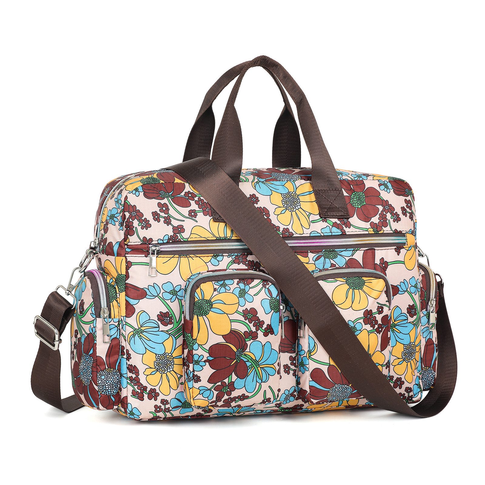 Handtasche Damenhandtasche, Wasserdicht mit Blumenmuster