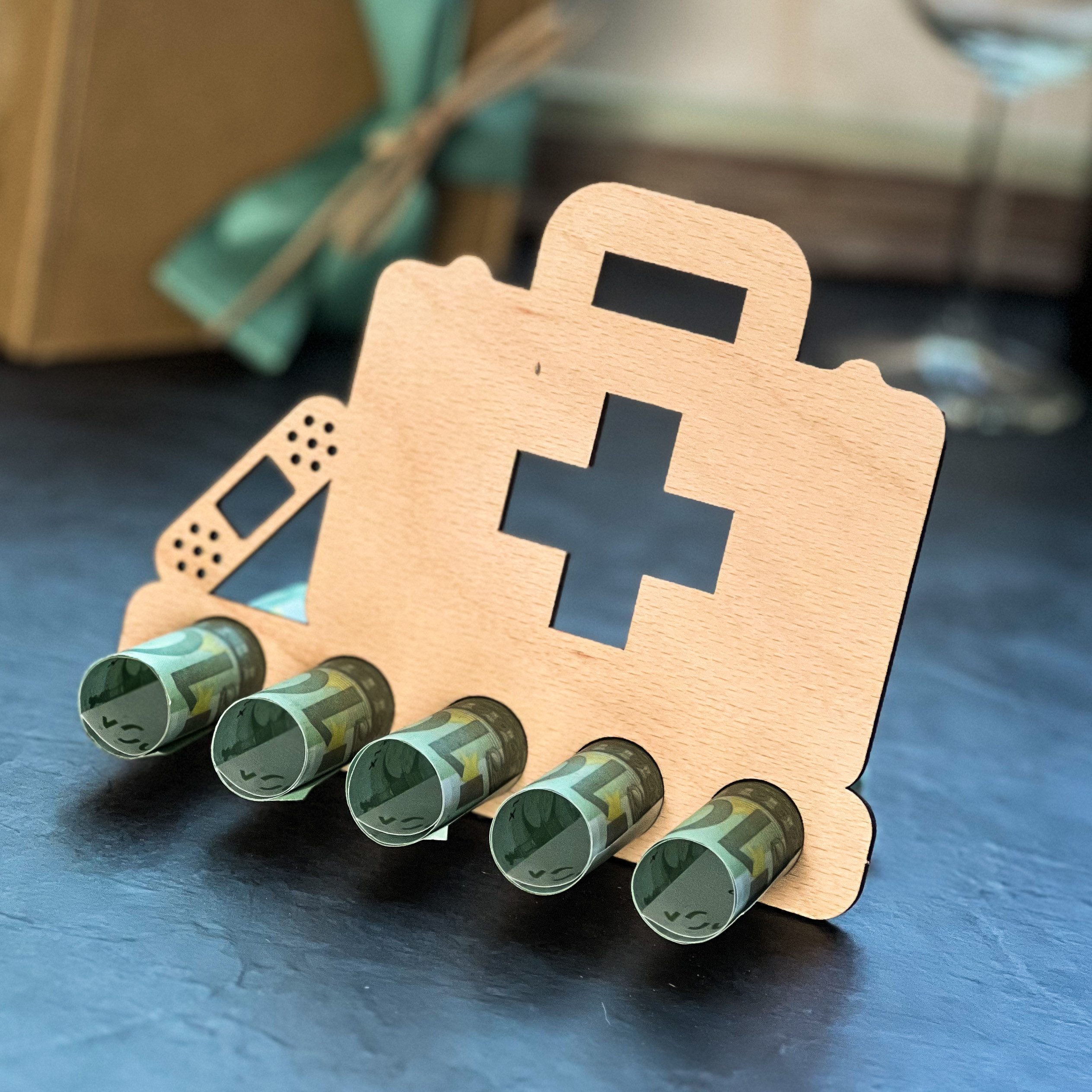Spruchreif® Spardose Geldgeschenk aus Holz, Gutscheinverpackung, günstig online kaufen
