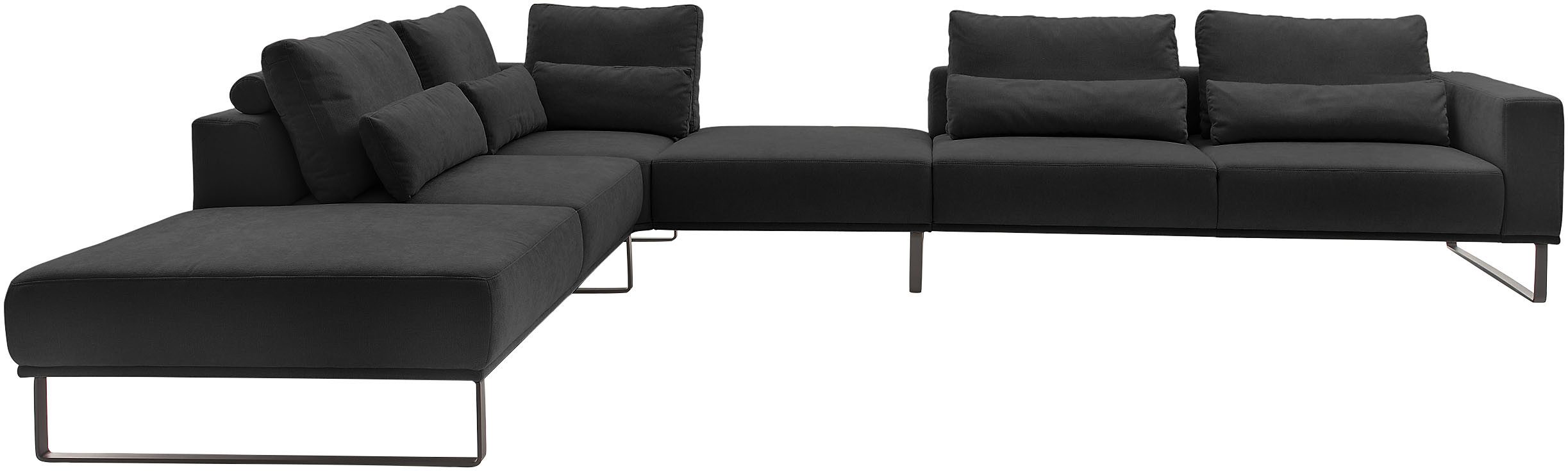 Musterring, 3 Teile, mit Zwischenhocker, wahlweise mit Funktion und Kissen, Maße 290 x 308