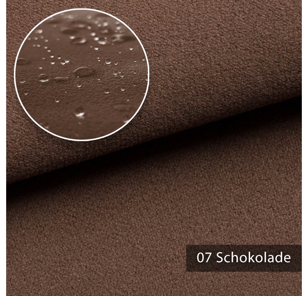 Thumbnail - novely® Stoff TRITON - Wasserabweisender Microfaser Velours-Möbelstoff Wildleder-Opt, Wasserfest, Schmutzabweisend, Mete...