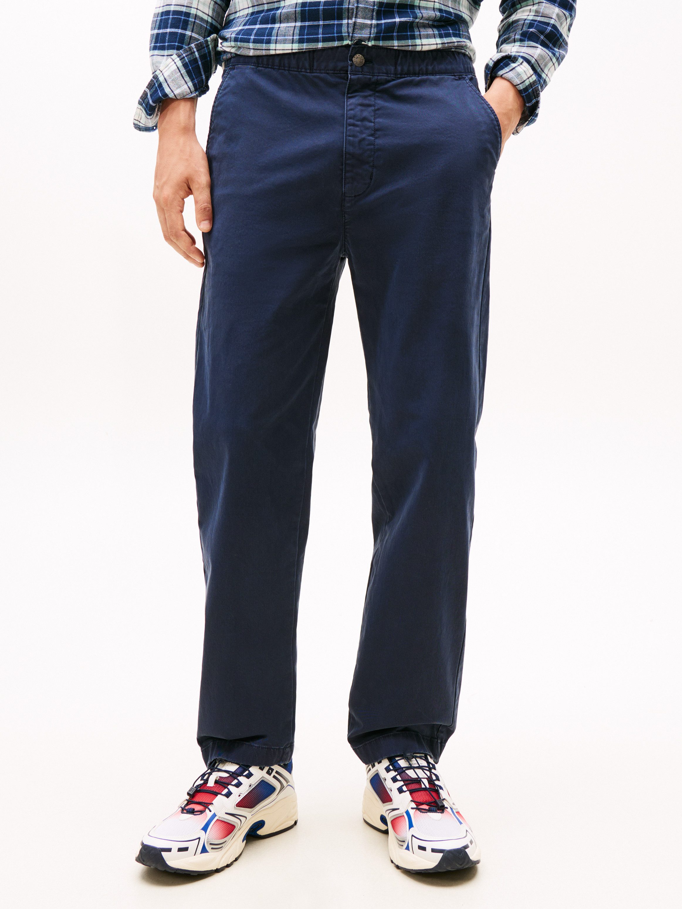 Tommy Jeans Chinohose SONNY Twill aus Stretch-Baumwolle, Tapered Fit