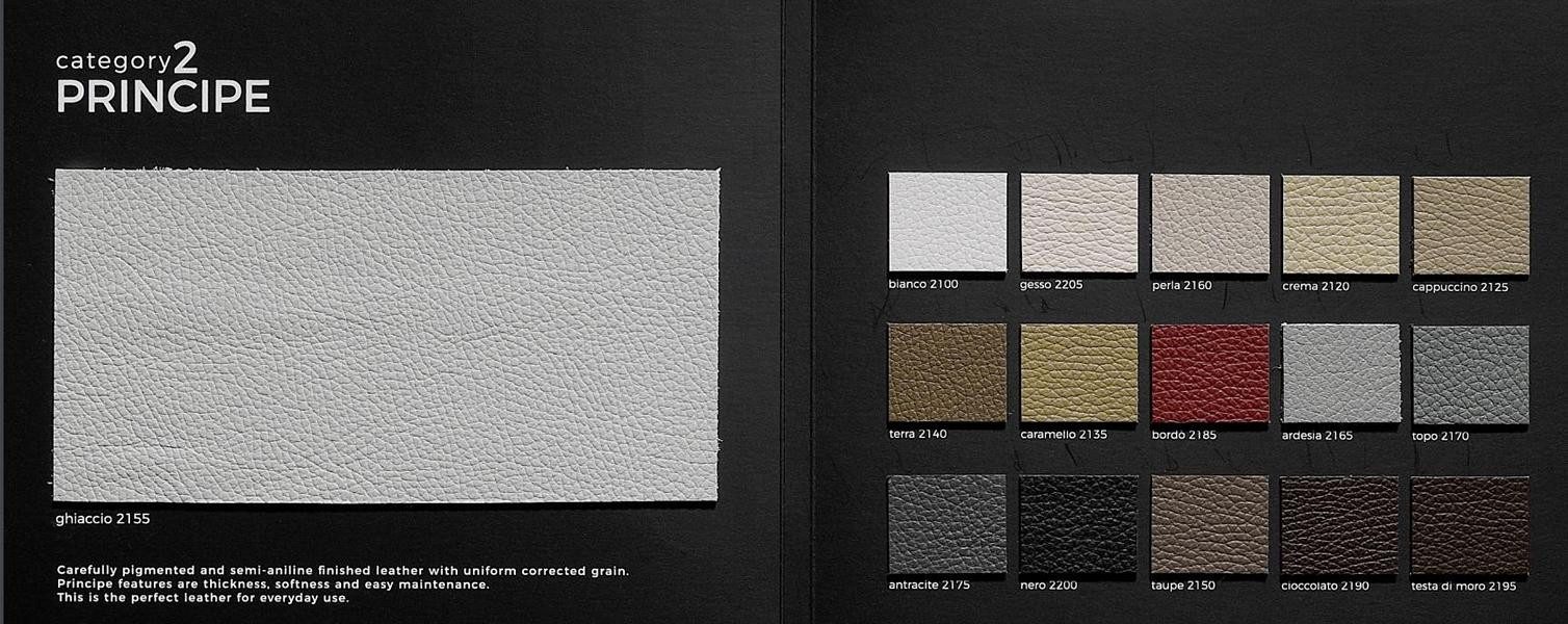 Xlmoebel 3-Sitzer Luxuriöses Ledersofa im Prianera-Stil für drei Personen, Hergestellt in Europa