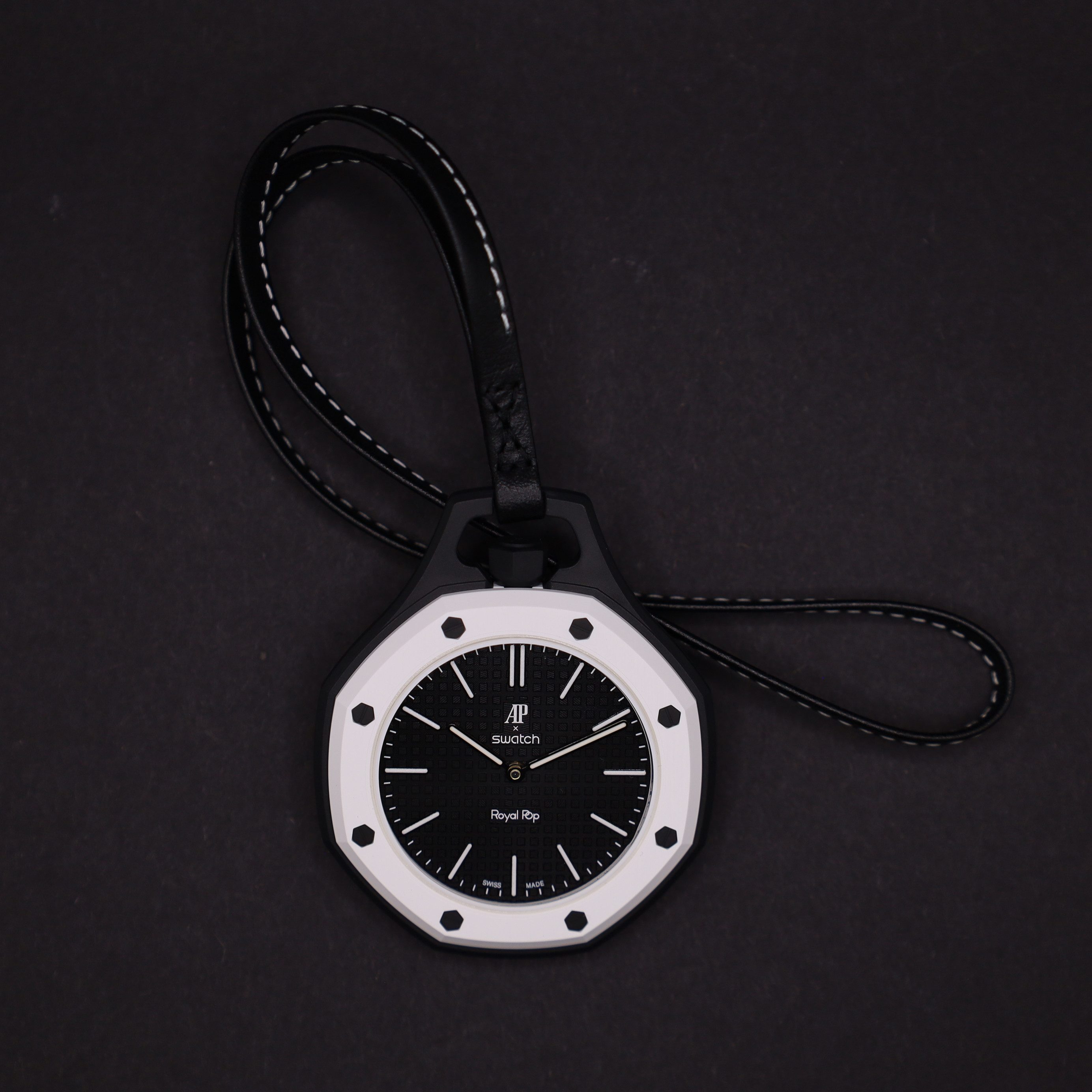 Swatch Mechanische Uhr Audemars Piguet x Swatch Royal Pop OCHO NEGRO 40mm, (1-tlg)
