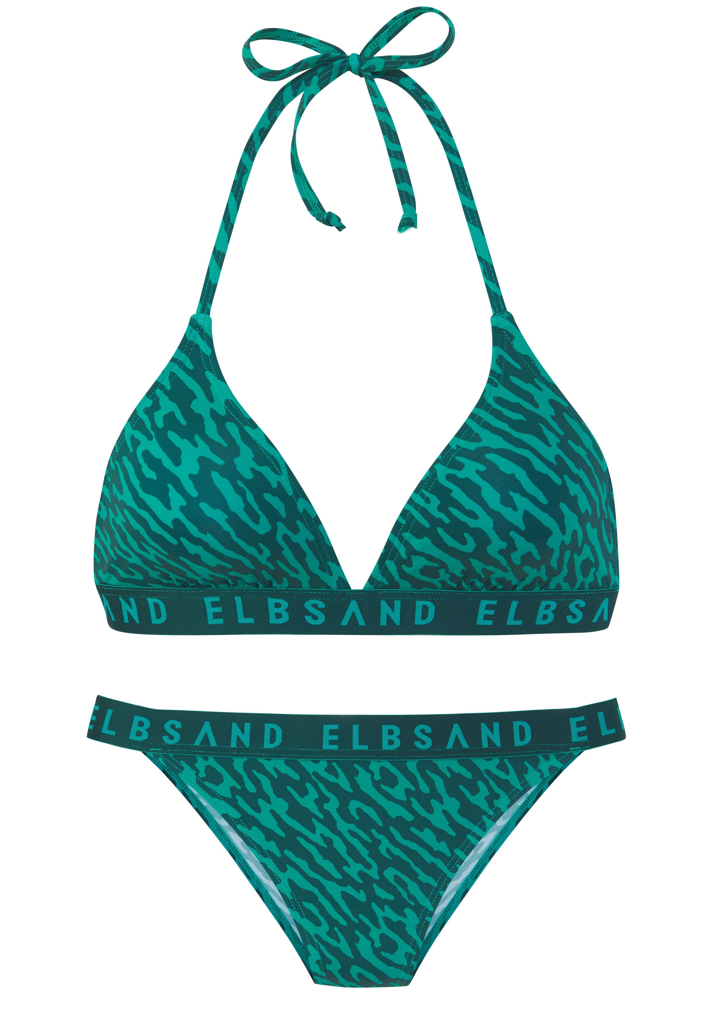 Elbsand Triangel-Bikini mit Markenschriftzug günstig online kaufen