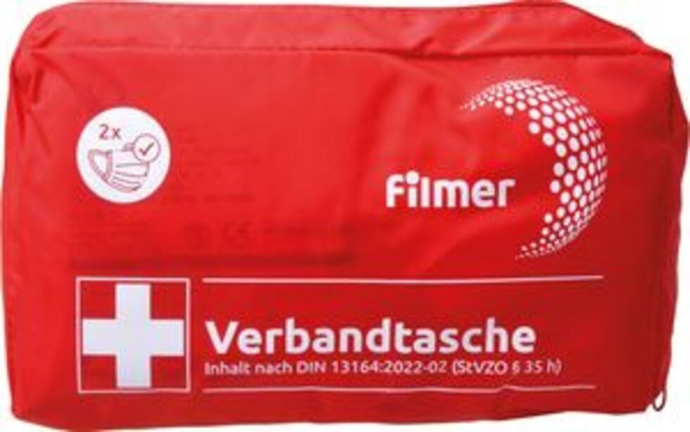 Filmer KFZ-Verbandtasche Verbandstasche, KFZ-Verbandskasten nach DIN 13164, (1 St)