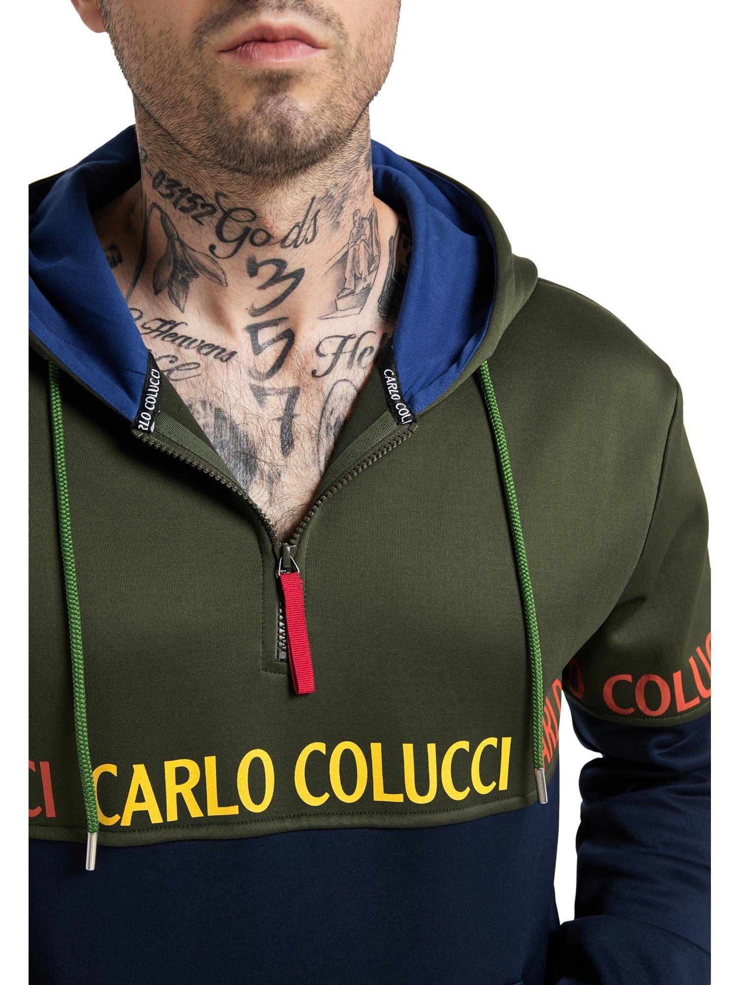 COLUCCI Sweater Grün CARLO Carrari