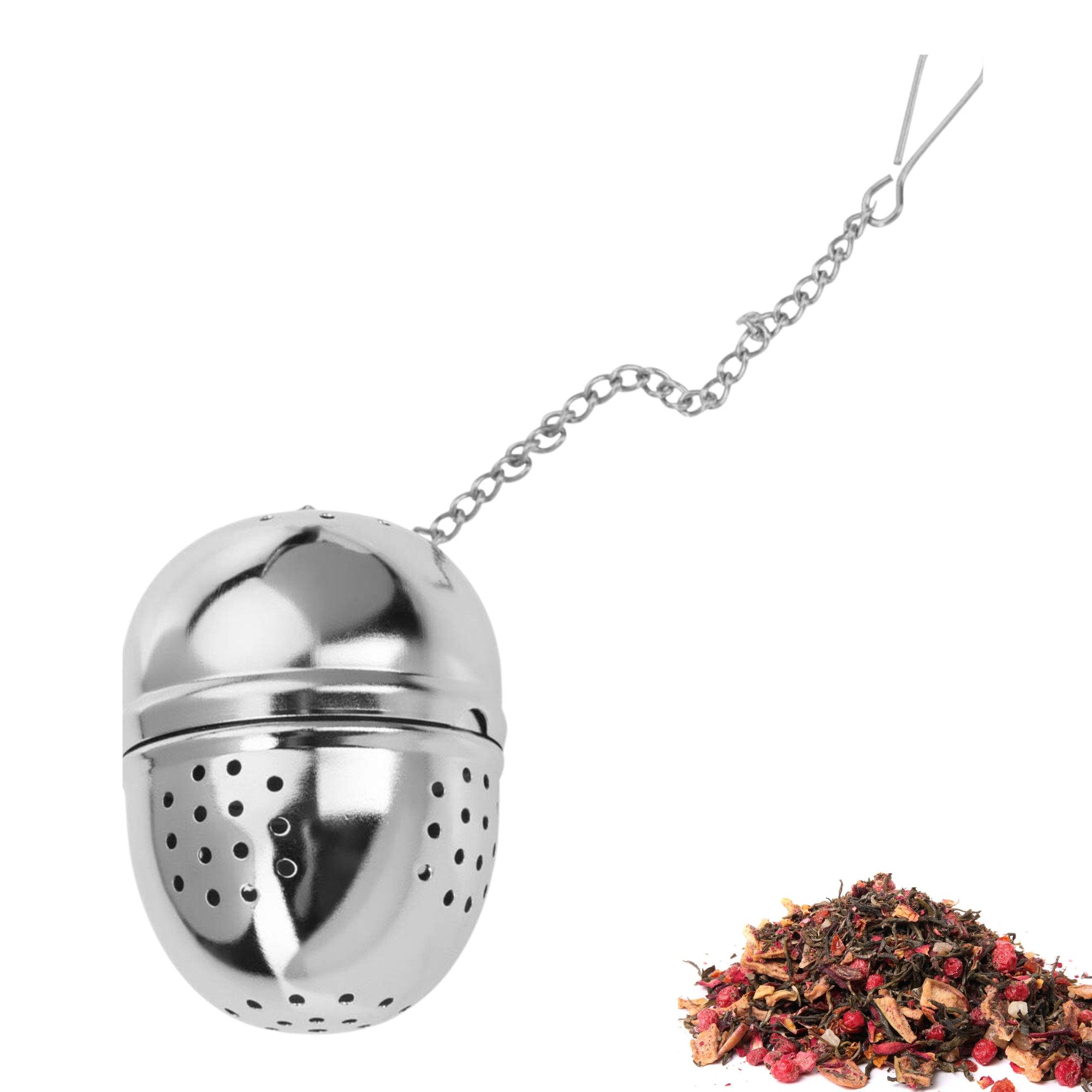 WESTMARK Teesieb Ei, Oval, Teatime, Rostfreier Edelstahl, ø 4 cm, 153622E1, Edelstahl