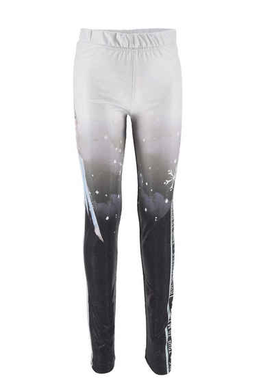 Disney Frozen Leggings Eiskönigin Anna & Elsa Kinder Mädchen Legging Sporthose