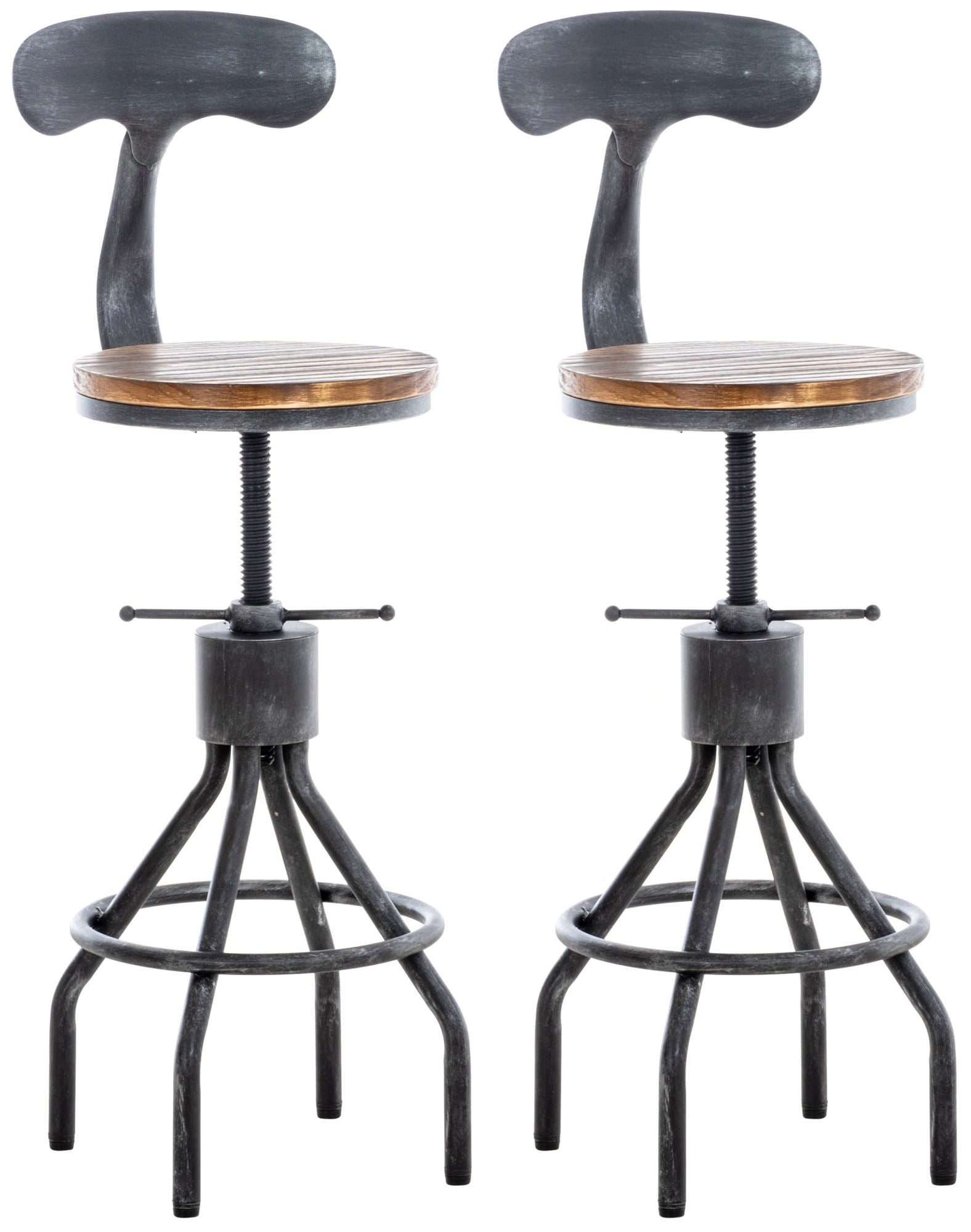 Bistrostuhl 2er Set Barhocker Hanam