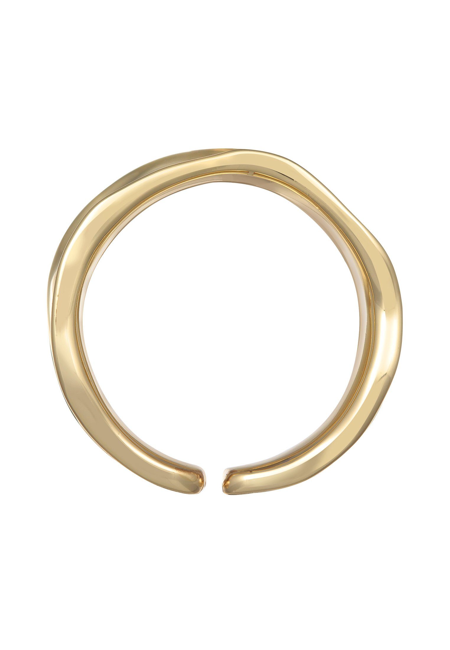 Elli Fingerring Bandring Offen Struktur für Damen – Bild 3 von 4