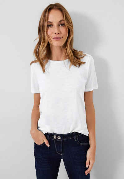 Cecil T-Shirt aus reiner Baumwolle