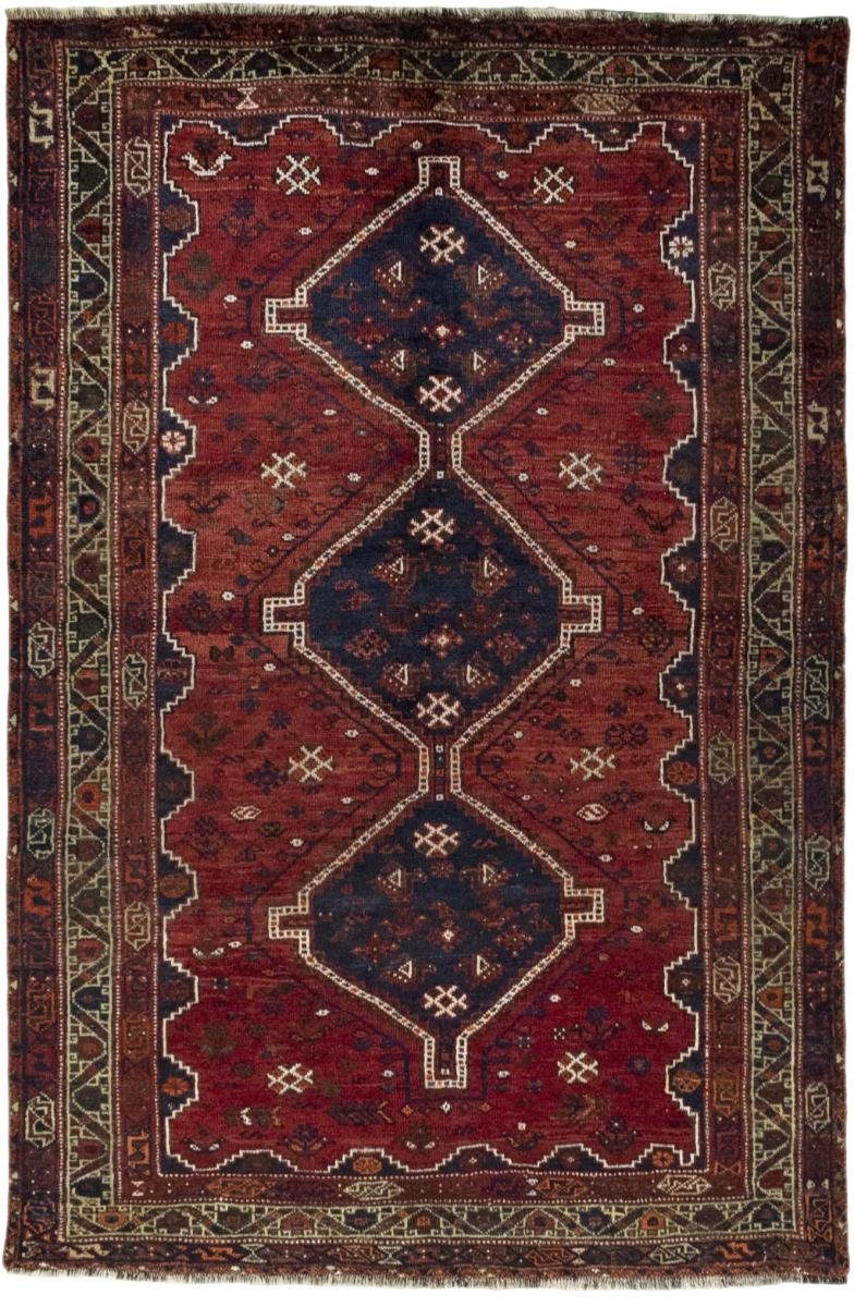 Orientteppich Shiraz 171x261 Handgeknüpfter Orientteppich / Nain rechteckig, Perserteppich, mm Trading, 10 Höhe
