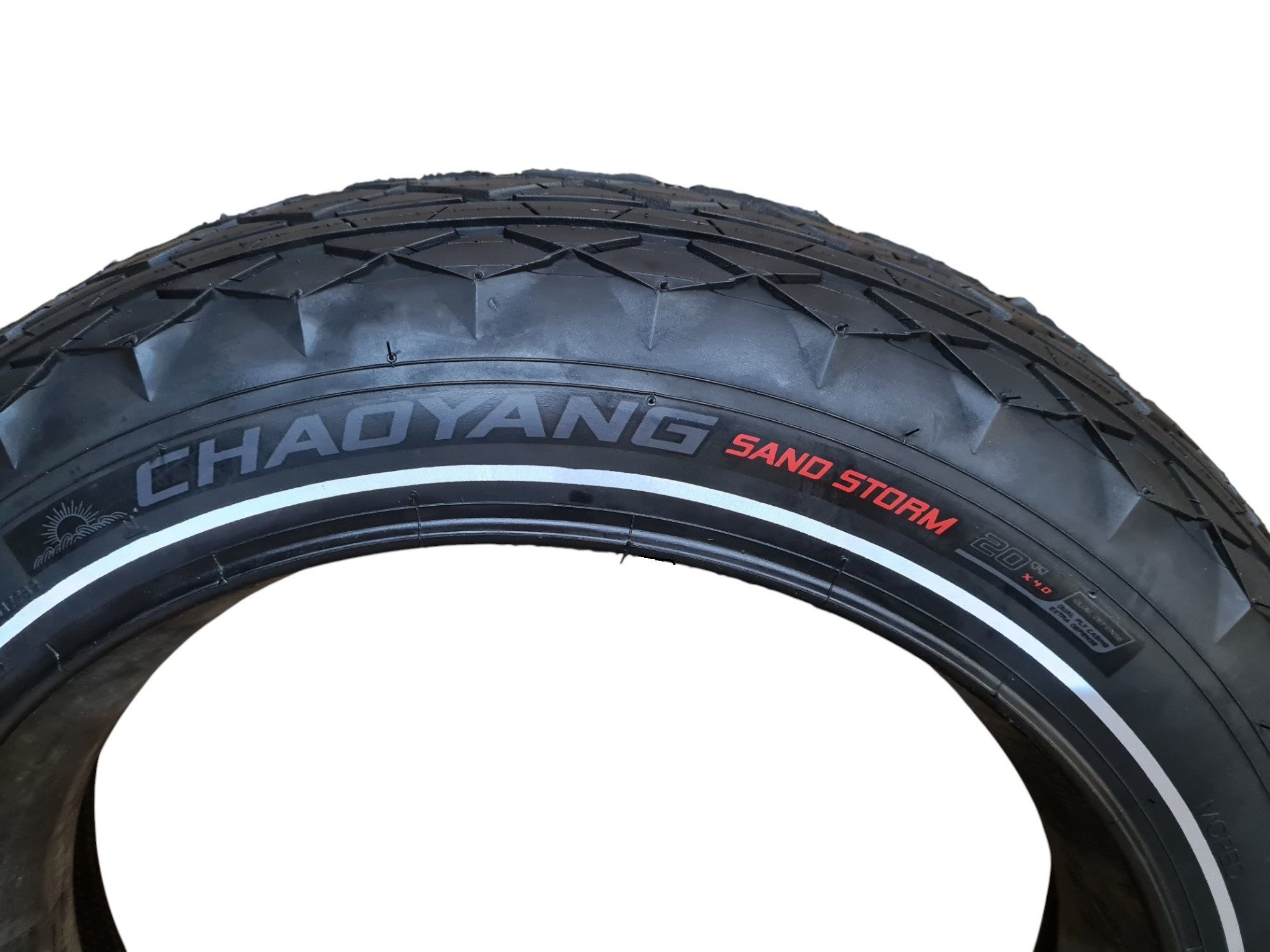 Chaoyang Fahrradreifen Fatbike Reifen 20x4.0 Chaoyang Sand Storm 100-406 Extra Pannenschutz, (2-tlg)