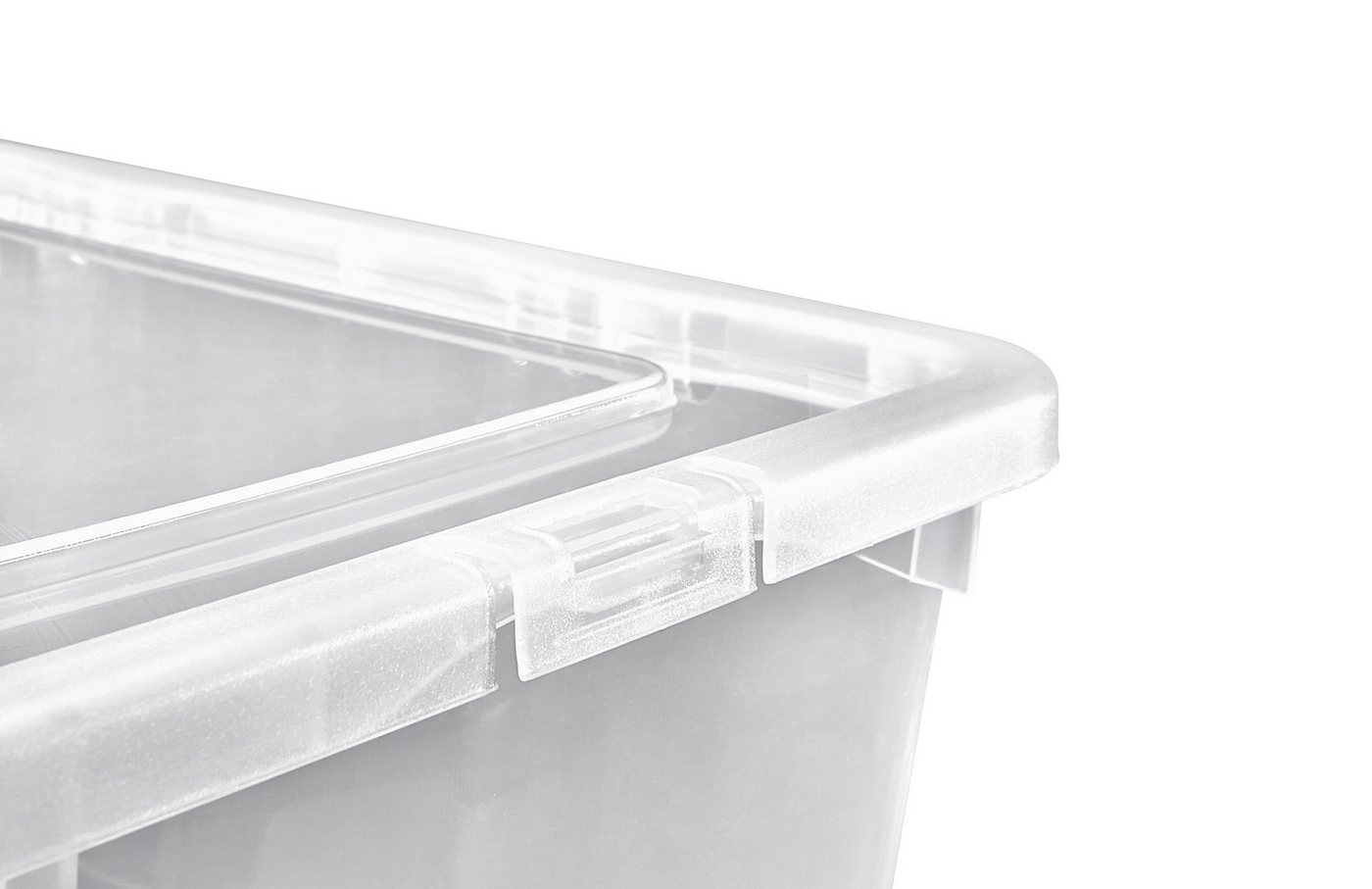 Thumbnail - Gardissimo Aufbewahrungsbox 2 er Set mit Deckel 20 Liter Kunststoff Boxen Stapelboxen Plastik (Spar-Set, 2 Boxen + 2 Dec...