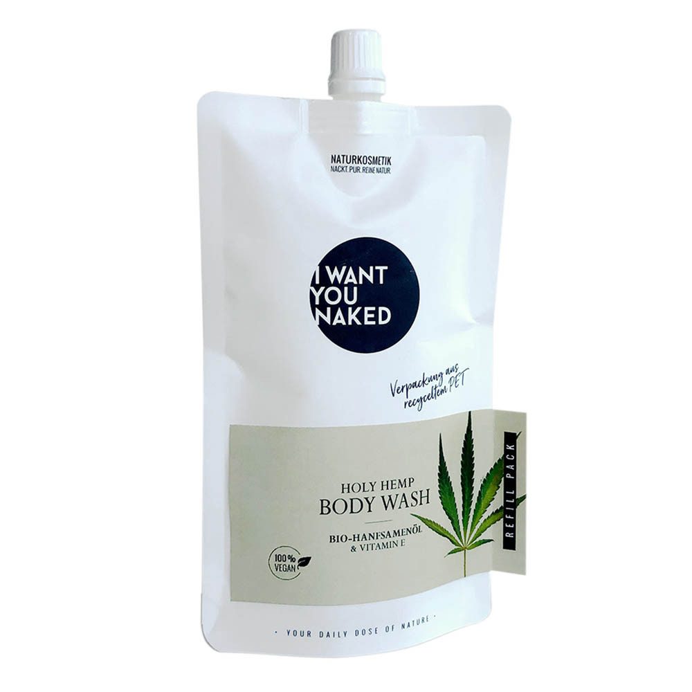 I WANT YOU NAKED Duschgel Holy Hemp Hanfsamenöl - Body Wash Refill 250ml