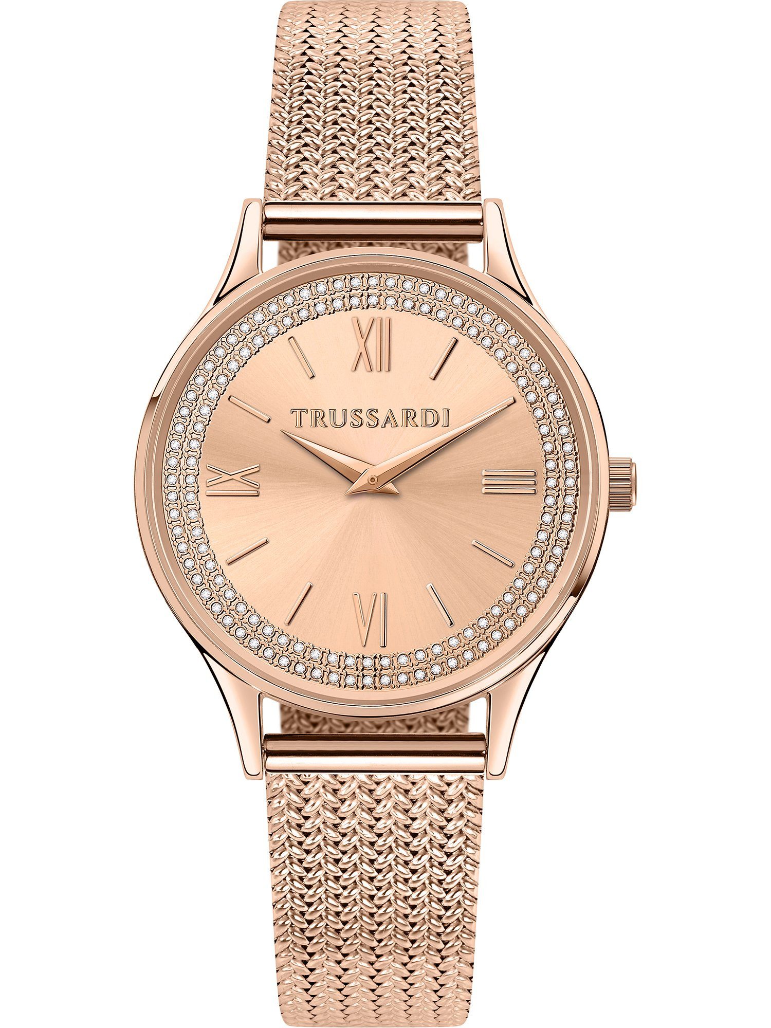 Trussardi Quarzuhr Trussardi Damen-Uhren Analog Quarz