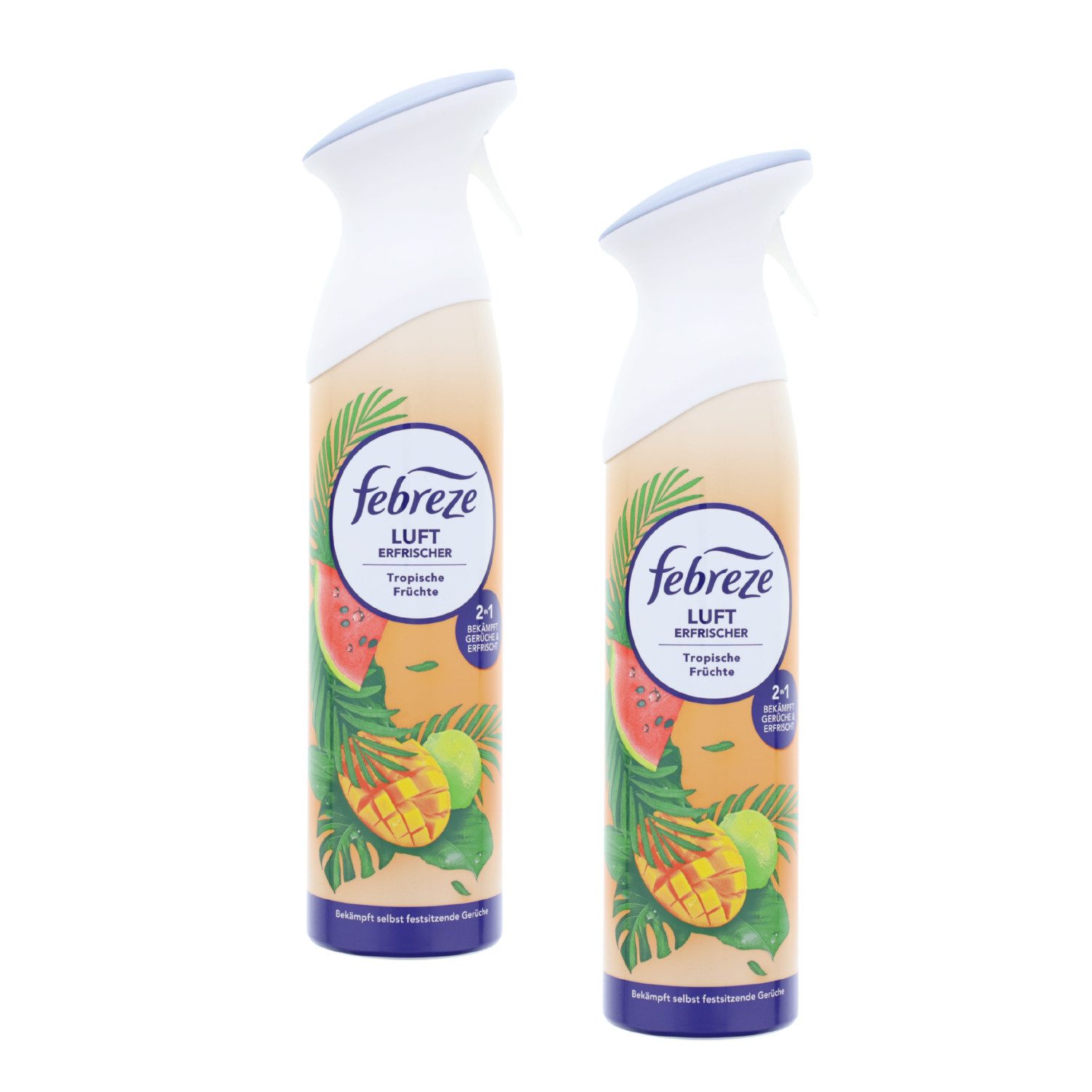 Febreze Raumduft 2 x Febreze Lufterfrischer Tropische Früchte Raumduft Spray je 185ml