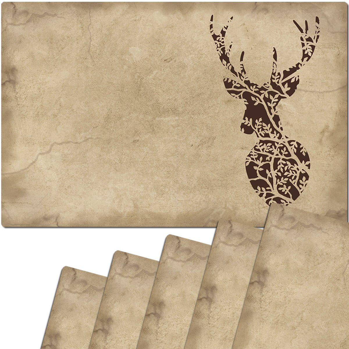 matches21 HOME & HOBBY Platzset Abwaschbare Tischsets 6er Set moderne Landh günstig online kaufen