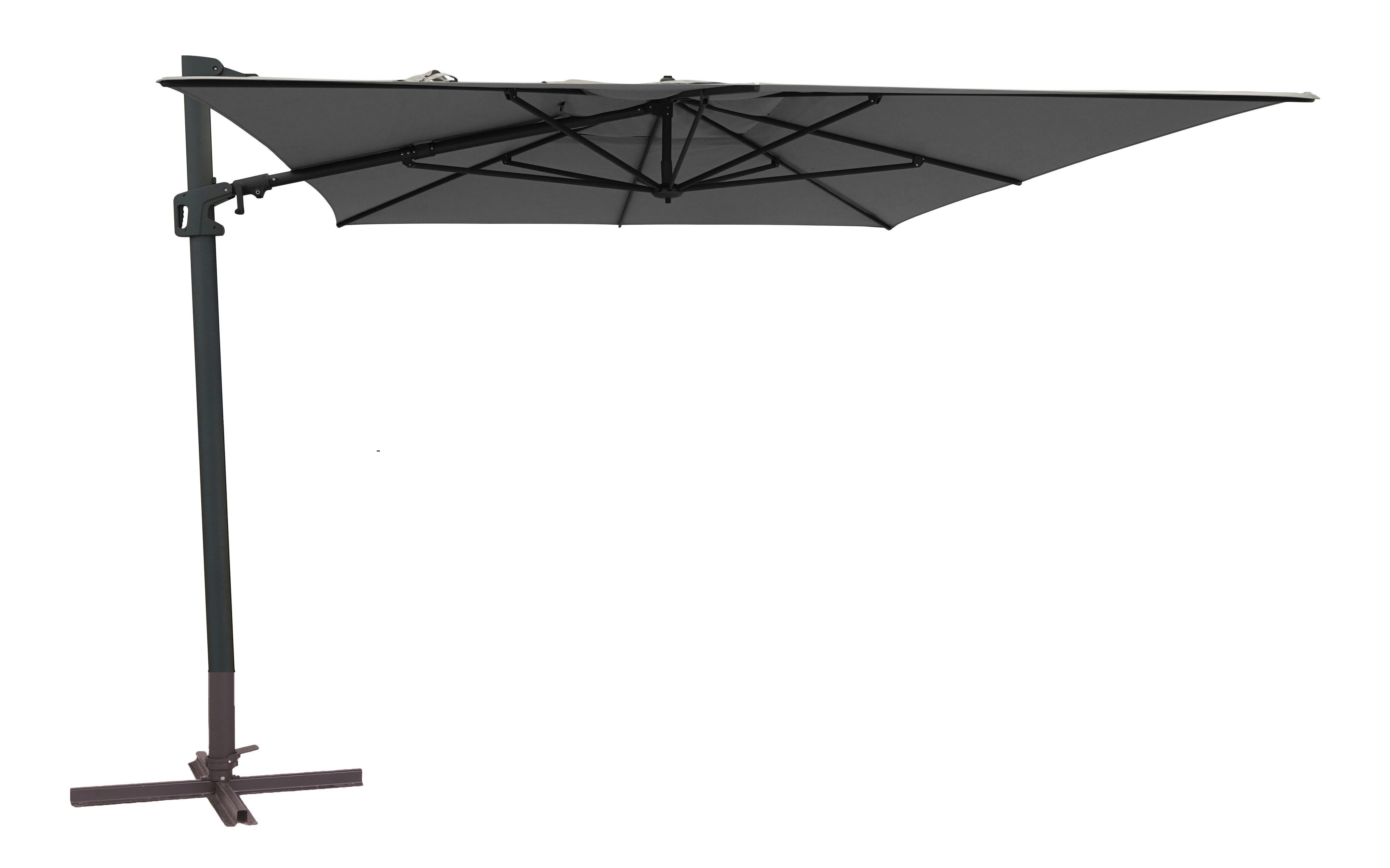 Madison Ampelschirm 3x4 m natur Malta Sonnenschirm kippbar neigbar