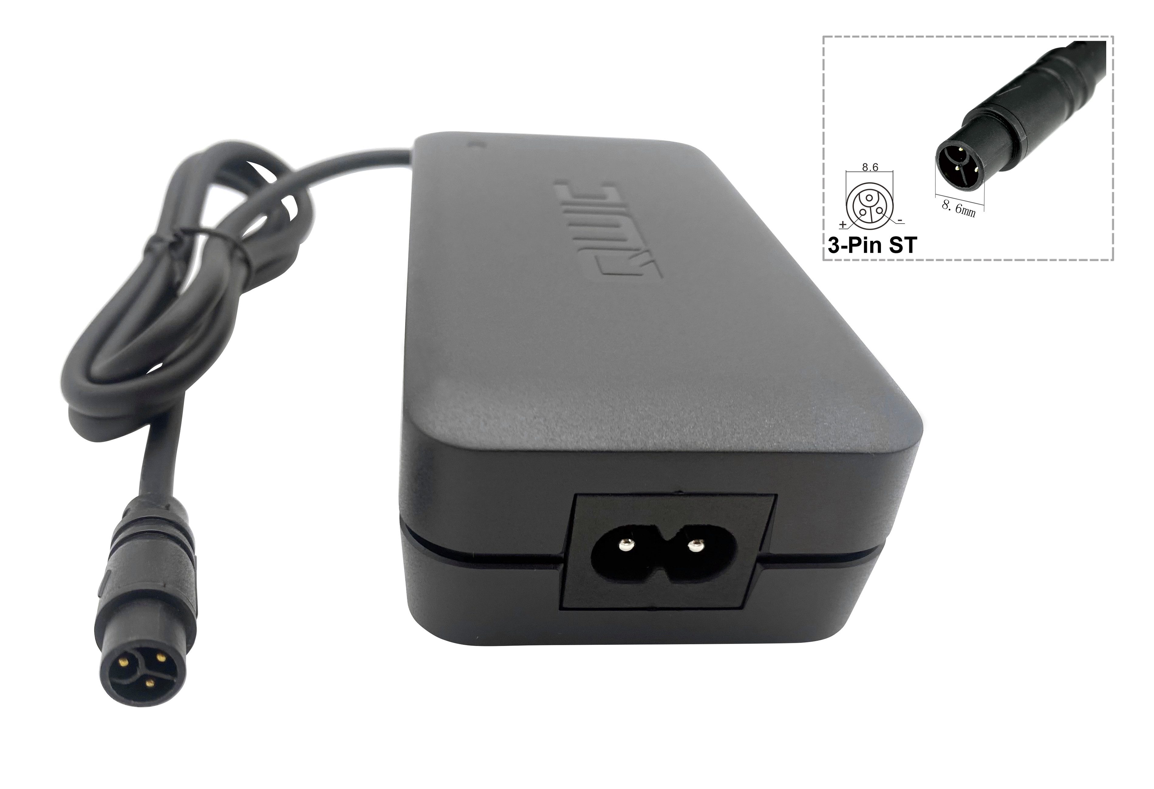 PowerSmart CSS081020E.302 Batterie-Ladegerät (3-Pin Netzteil für Pedelec, E-Bike(36V 2A)