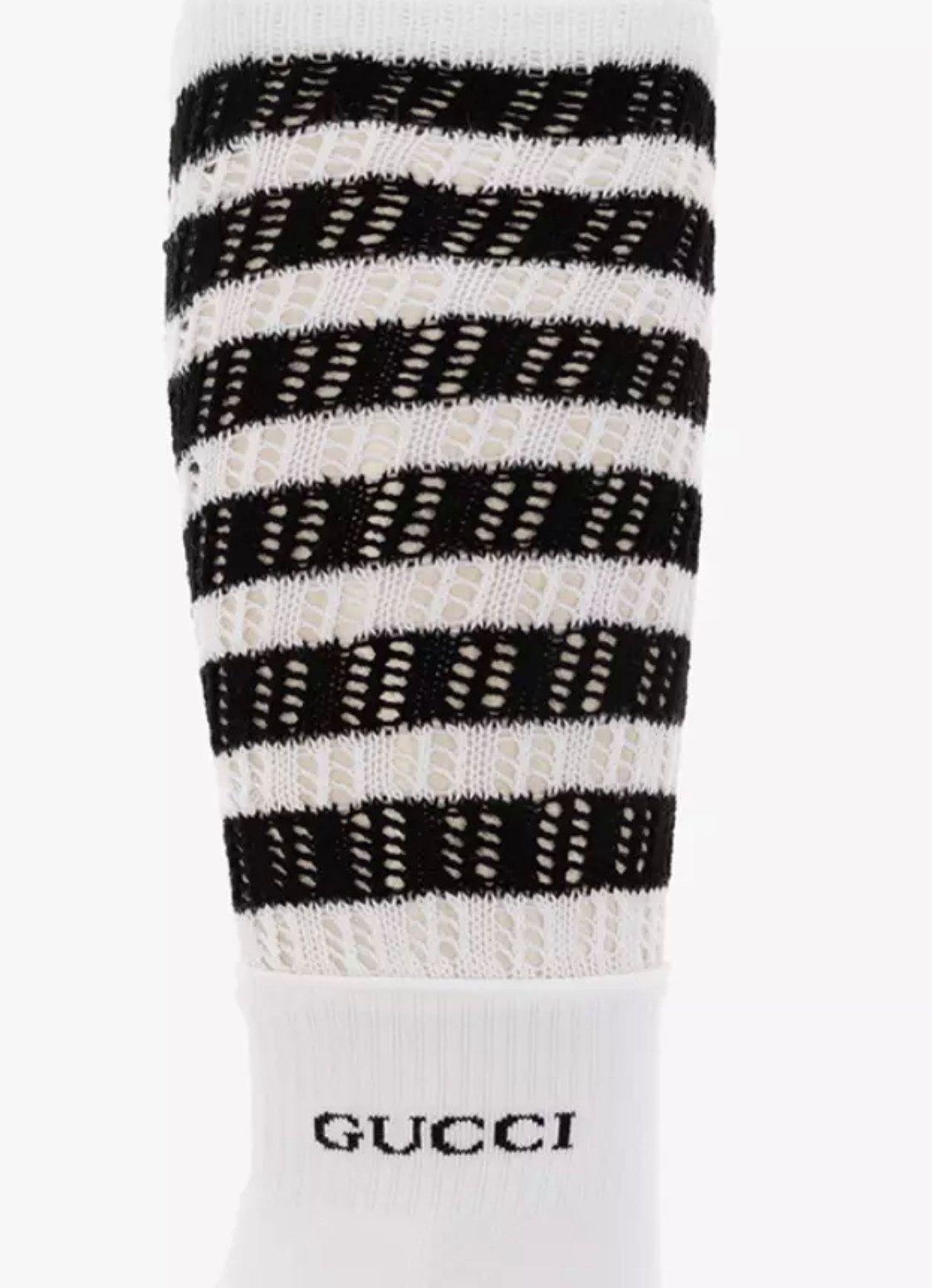 GUCCI Tennissocken Doppellagigem Sneakersocken Mit doppellagigem Streifendesign