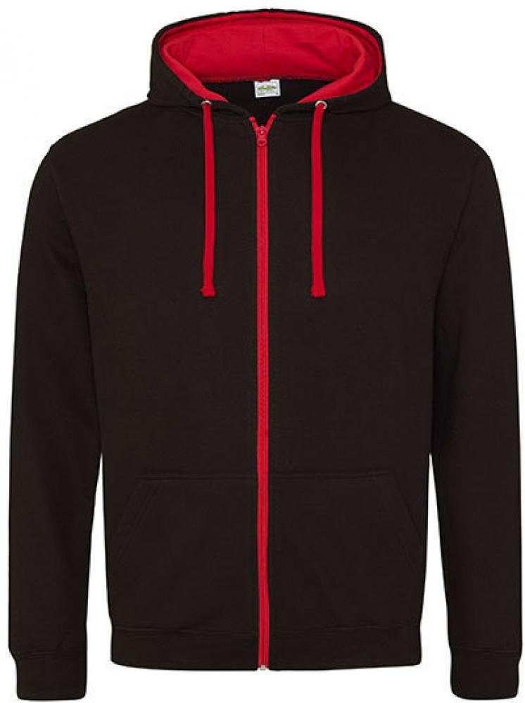 Just Hoods Kapuzensweatjacke Varsity Zoodie Kapuzenpulli mit Reisverschluss