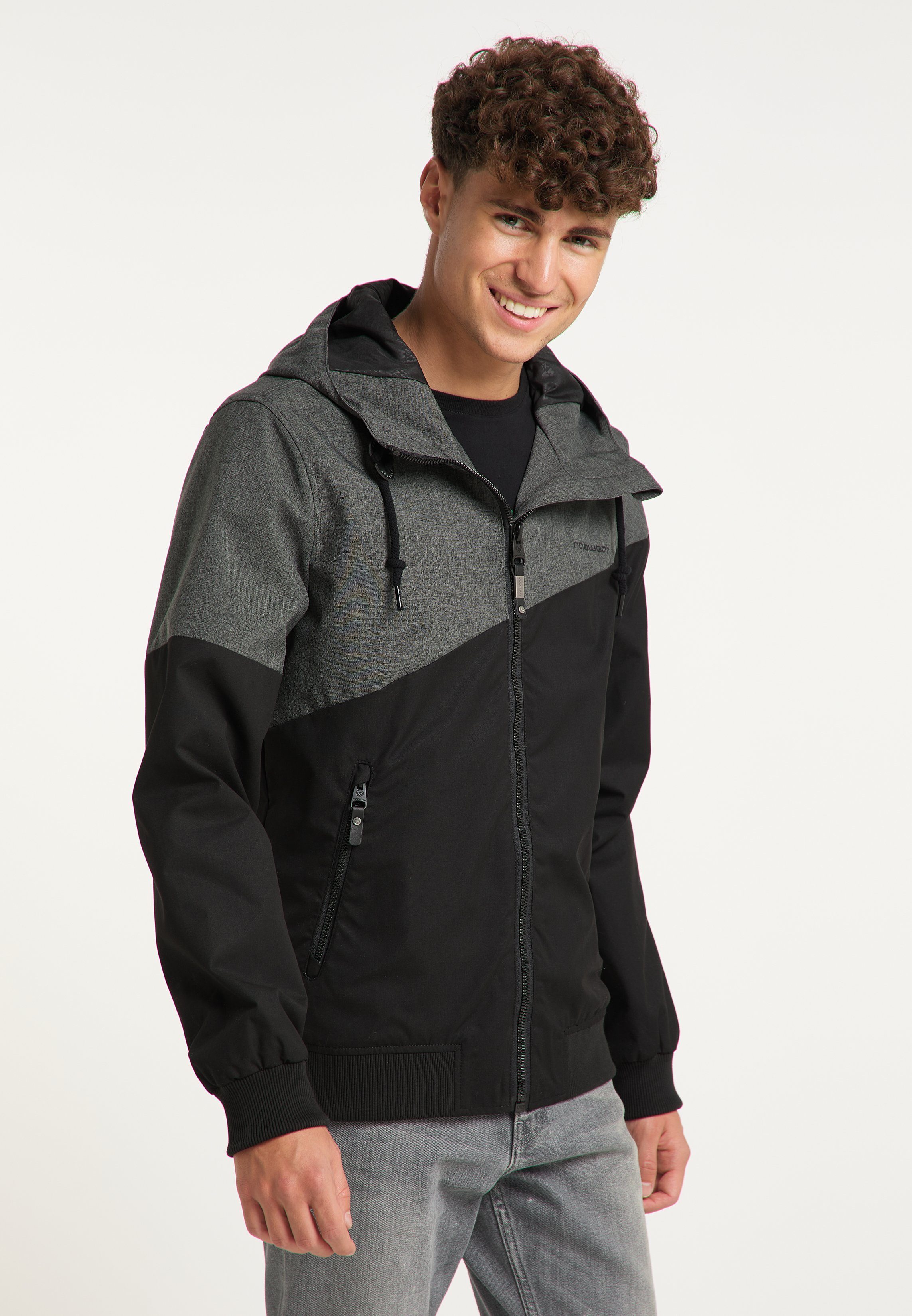 & Mode Nachhaltige Allwetterjacke Ragwear BLACK WINGS Vegane