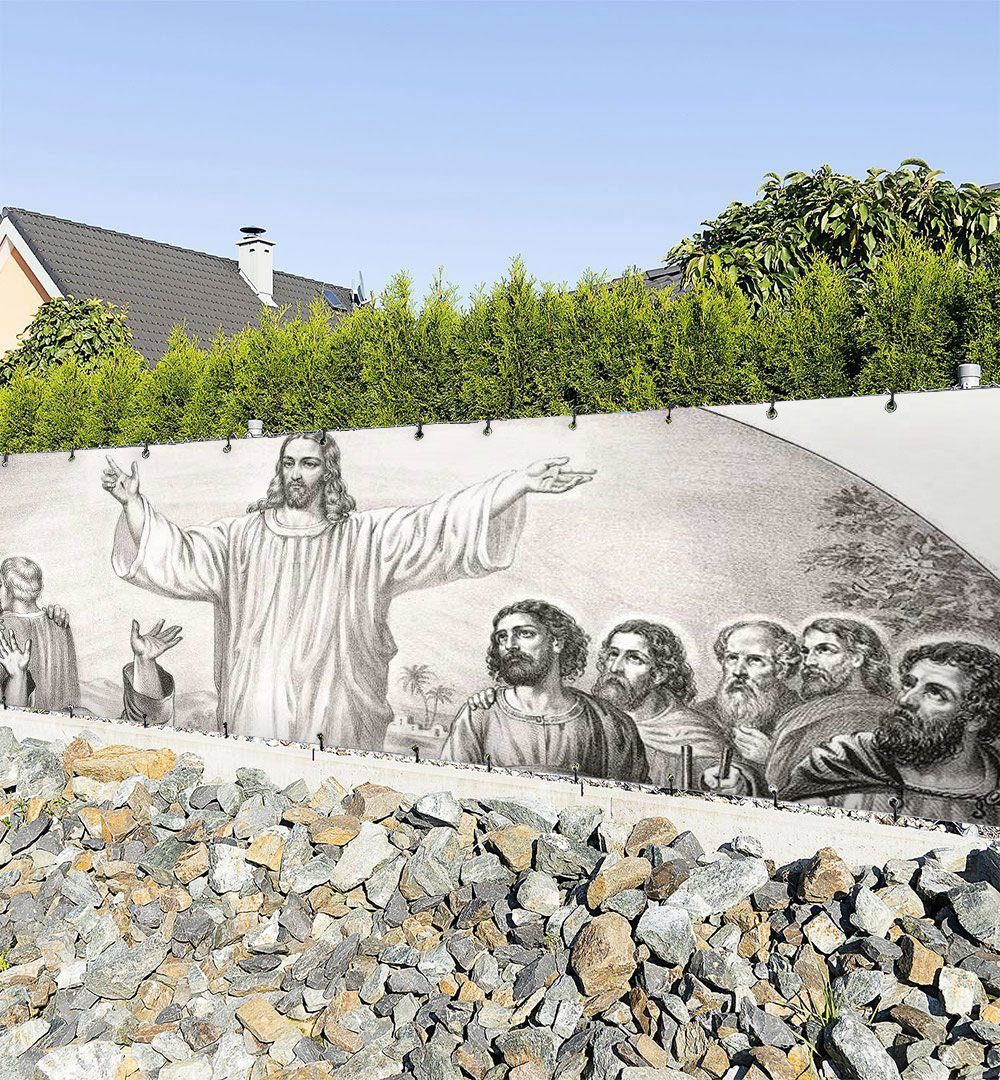 Sichtschutzzaunmatten Zaunbanner Spiritueller Heiliger Sichtschutz Garten Zaun