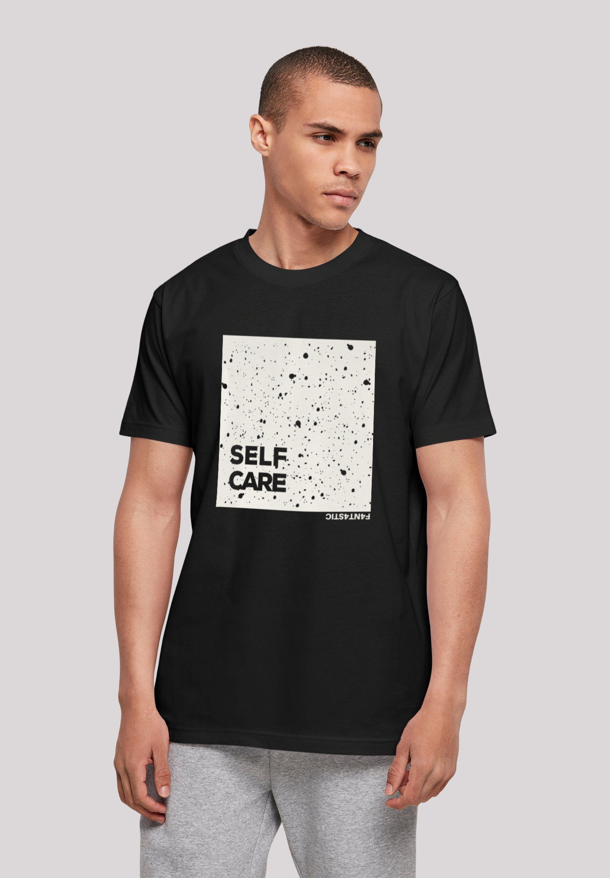 F4NT4STIC T-Shirt SELF CARE TEE UNISEX Print schwarz