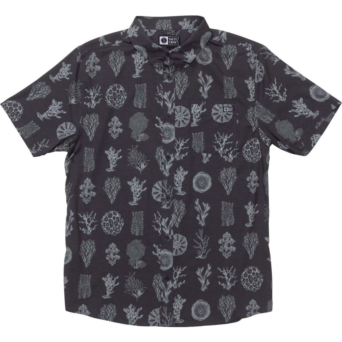 Salty Crew Outdoorbluse Breezer Perf Button UP Hochfunktionales Herrenhemd mit recyceltem Funktionsstoff