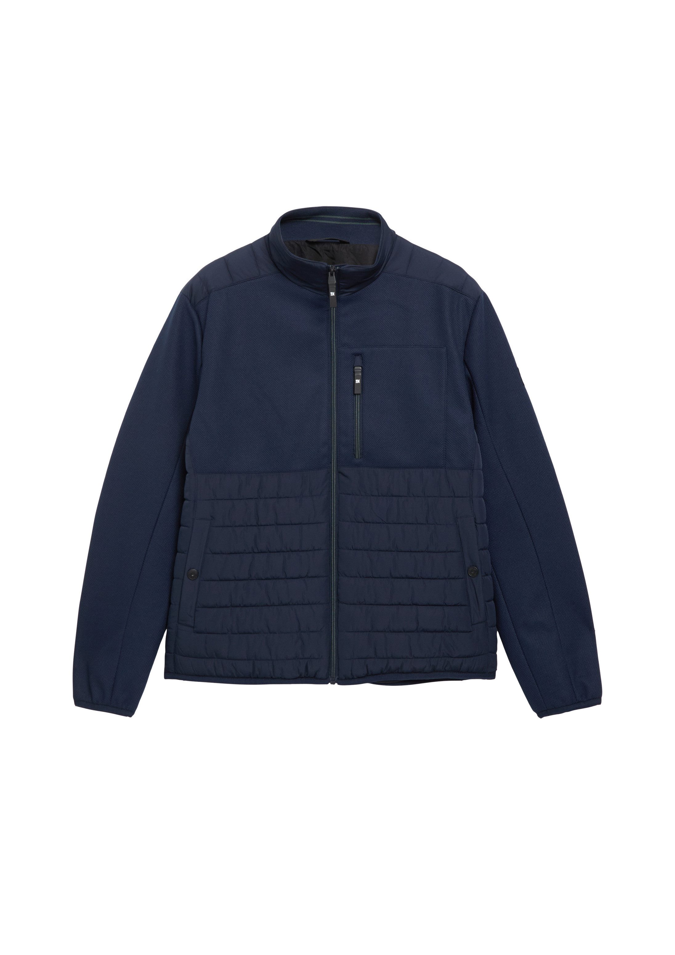 s.Oliver Funktionsjacke Outdoor-Jacke Leicht wattierte Jacke im Fabricmix mit sportiven Details