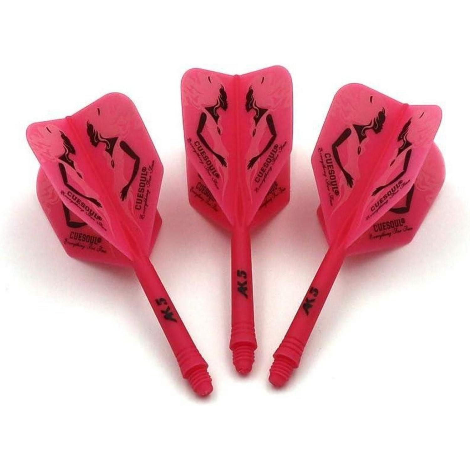 LuxusKollektion Pfeilschaft Dartschäfte Dartflights 3er Set S M L Rot Schönheit CSAK-5MN6-S