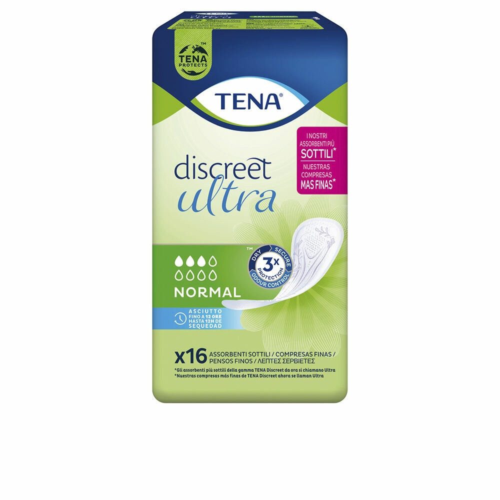 TENA Inkontinenz-Einlage DISCREET ULTRA normal incontinence pad 16 u