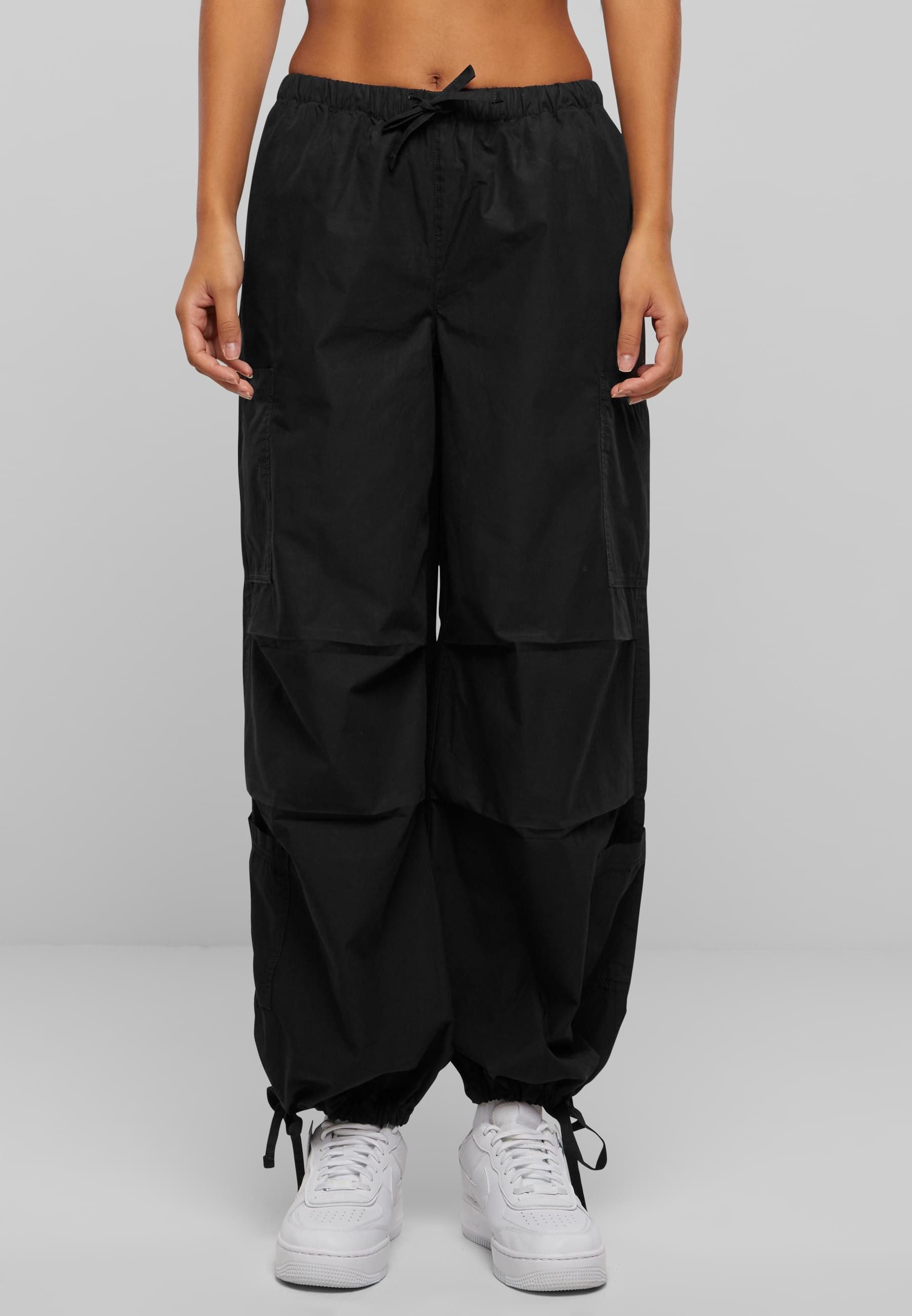 URBAN CLASSICS Cargohose Urban Classics Ladies Cotton Cargo Parashute Pants günstig online kaufen