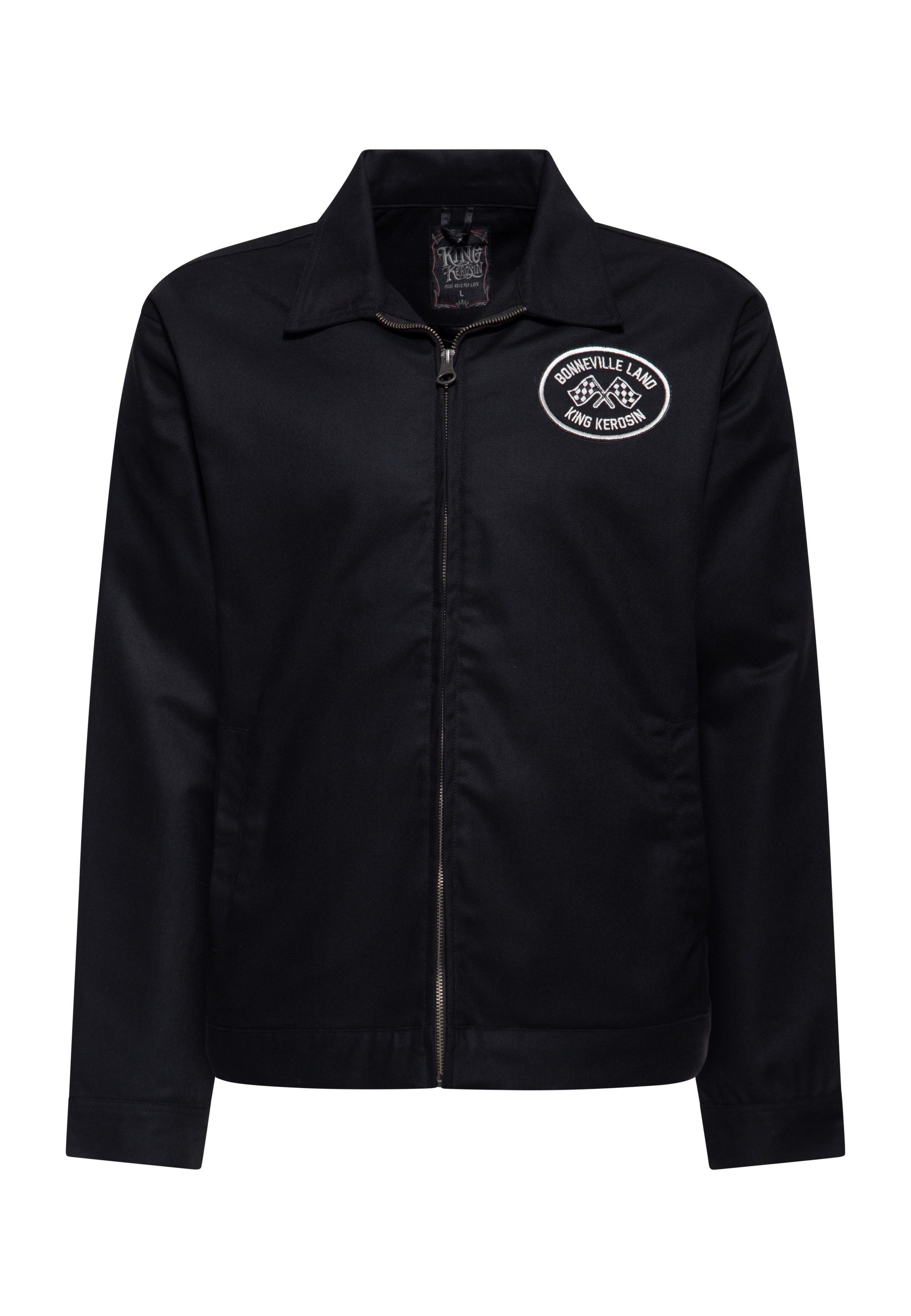 KingKerosin Collegejacke Bonneville Land (1-St) mit Brust-Patch