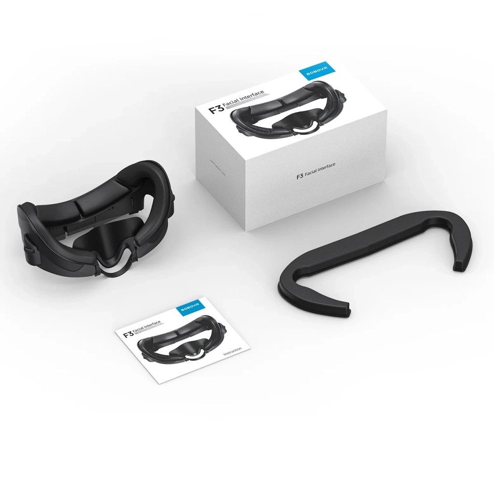 BOBOVR BoboVR F3 Gesichtsschnittstelle Meta Quest 3 Schwarz Gaming-Controller (1 St)