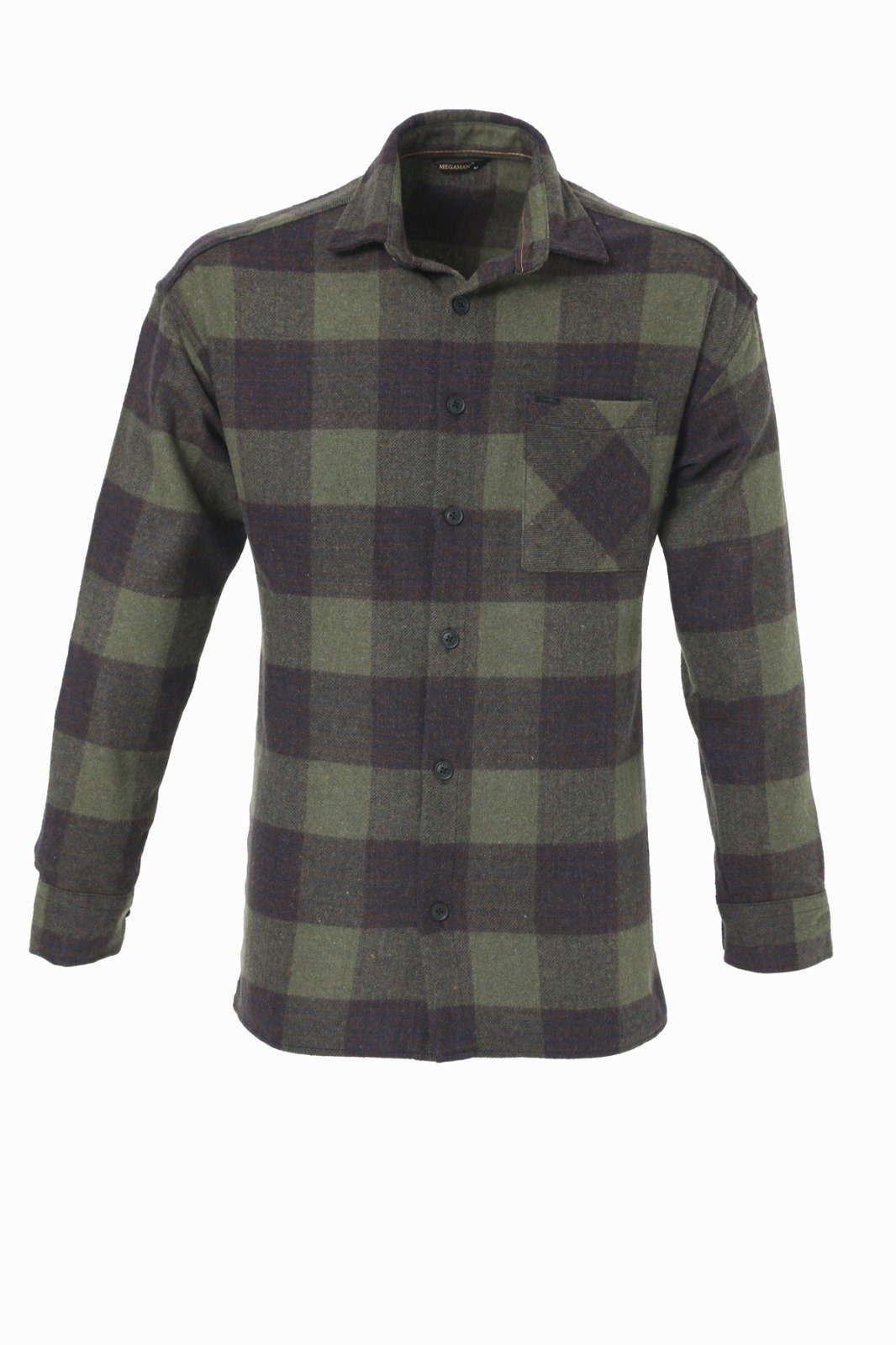 Flanellhemd Flanellhemd H-266 Flanellhemd Kariert Hemd Holzfällerhemd