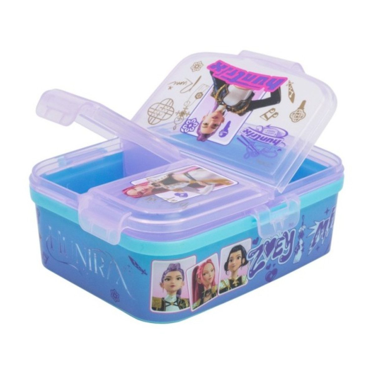 K-Pop Demon Hunters Lunchbox Multiple XL Brotdose mit Fan Motiv